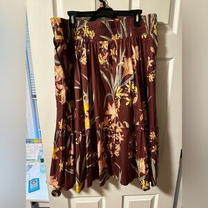 Torrid Floral Skirt
